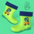 thumbnail image 3 of Otqutp Toddler Birthday Shoes Little/big Kids Boys and Girls Rain Boots Dinosaur Kids Water Shoes Outdoor Anti Slip Dinosaur Rain Shoes, 3 of 3
