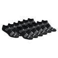 thumbnail image 1 of Calcetines deportivos invisibles Saucony para hombre, 12 pares, negro, 1 of 5