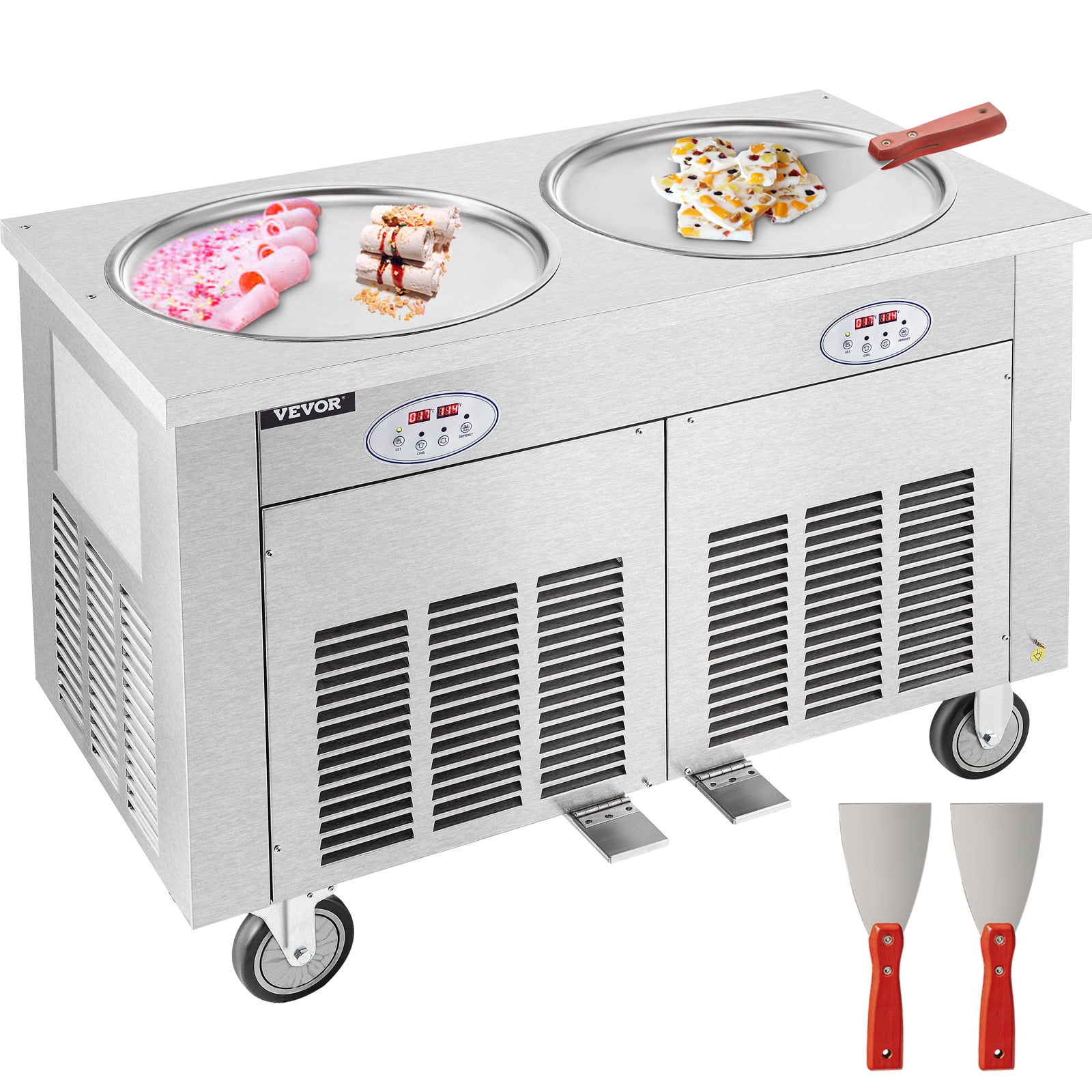 Mini Ice Cream Maker Fried Ice Machine Tray Home Ice Cream Maker Food Grade Mate 