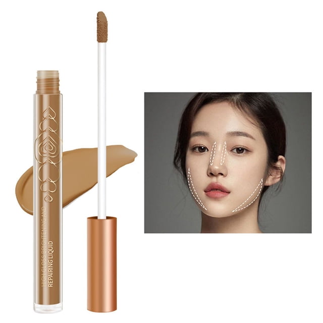 WIFKLSIIPG Light Concealer Highlighter Shade Liquid Micro Concealer Base Hold Color Highlighting Eyeshadow 2ml