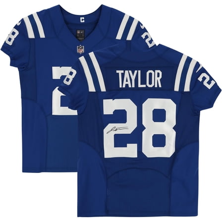 Jonathan Taylor Indianapolis Colts Autographed Blue Elite Jersey - Fanatics Authentic Certified