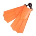 thumbnail image 3 of Aletas de snorkel cómodas para deportes acuáticos, ligeras, portátiles, ajustables, para viajar. Naranja 40 a 44, 3 of 9