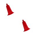 thumbnail image 1 of Shengyu Elegant Velvet Hooded Cloak Long Robe Witch Capes Halloween Costume Red 150cm 2Set, 1 of 1