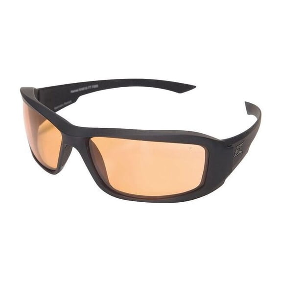Hamel Vapor Shield, Safety Glasses, Anti-Fog & Anti-Scratch, Amber Lens, Black Frame, Full-Frame