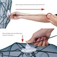 thumbnail image 7 of 4-16 Hole Portable Automatic Hand Fishing Net Hexagon Fish Network Casting Nets Crayfish Shrimp Catcher Tank Trap Cage Mesh Tool, 7 of 7
