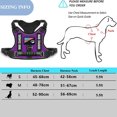 thumbnail image 3 of Correa de servicio para perros, correa antitirones para mascotas con cuerda y collar ajustables para perros sin manos MFZFUKR CPB-US-XAH189-2, 3 of 5