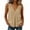 Khaki, variant on Women's Cotton Tank Tops Sleeveless V-Neck Summer Casual Flowy High Low Hem Pleated Front Loose Fit Blouse
