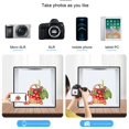 thumbnail image 4 of Folding Photo Studio Ring Lamp Portable Shooting Tents 25cm Light Box With 6 Backdrops 12 Color Small Items Product Photography, 4 of 4