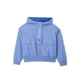thumbnail image 5 of Reebok Girl’s Active Hooded Velocity ½ Zip Windbreaker, Sizes 4-18, 5 of 8