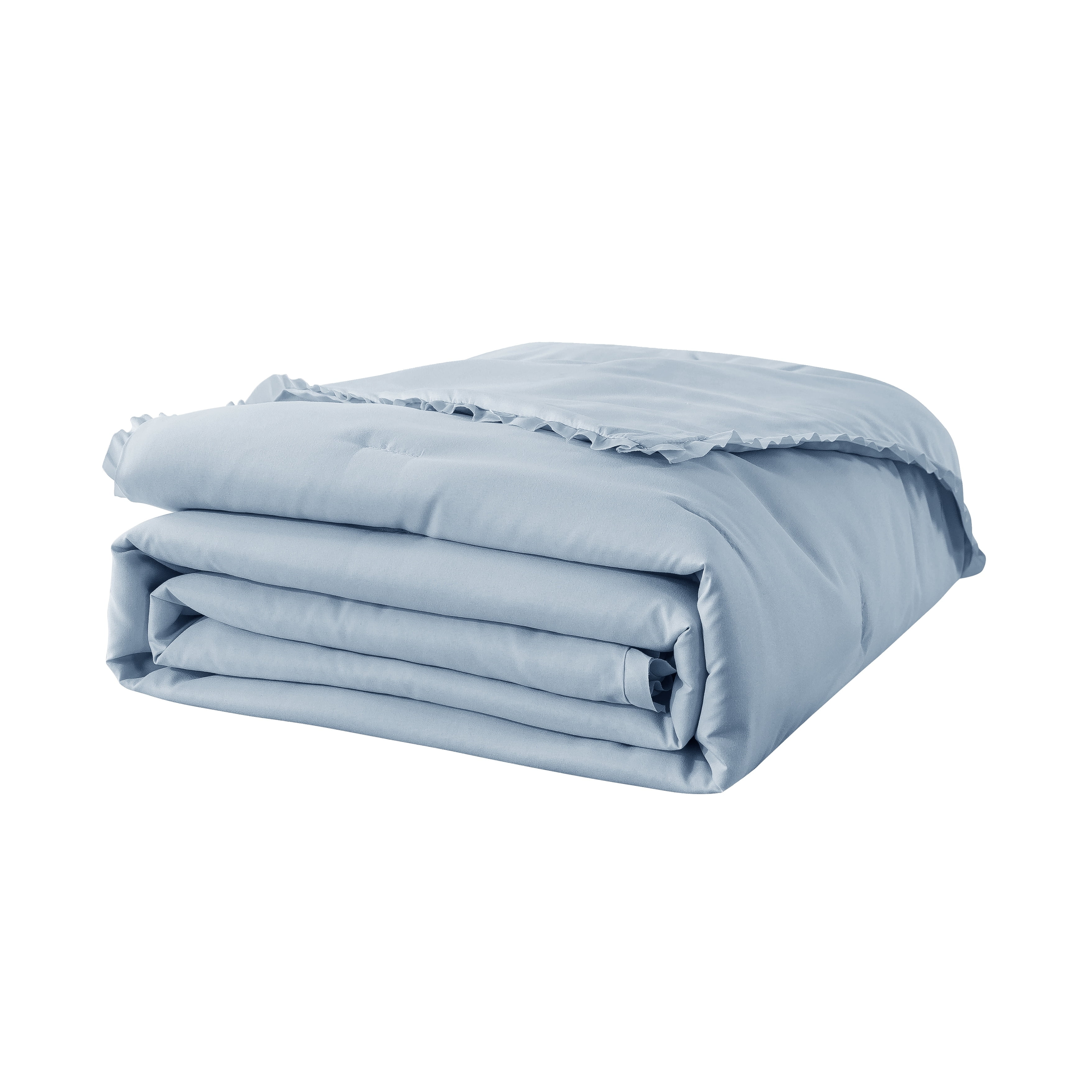 Ruffle Down Alternative Blanket - Twin - Blue Fog