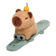 thumbnail image 4 of Lovely Animal Slap Snap Wrap Wristband Bracelet Capybara Dog Cat Plush Hand Ring Wristband Kids Toys Creative Funny Gift, 4 of 5