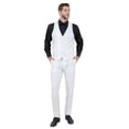 thumbnail image 4 of Ivory Men's Sharskin Slim-Fit 3-Piece Suit, 4 of 4