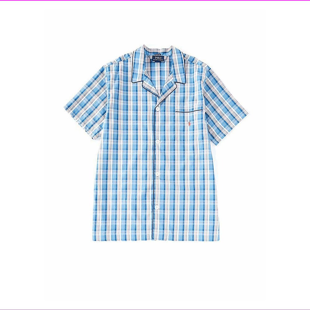 Polo Ralph Lauren Polo Ralph Lauren Men's Woven Plaid Pajama PJ Top