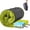 Avocado Green, variant on DHOLE 4 Inch Gel Memory Foam Camping Mattress, CertiPUR-US Certified Thick Sleeping Pad, Waterproof & Soft Fleece Top, Portable Roll-Up Mat with Multi-Function Storage Bag & Pillow for Tent Camping