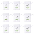 thumbnail image 4 of BRIGHTFUFU 50 bolsas de bolsitas vacías de lavanda con cordón, pequeñas bolsas de malla para almacenamiento en armario y fragancias, bolsas de tela de color morado claro para flores secas y especias, 4 of 8