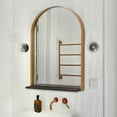 thumbnail image 1 of Mirrorize Canada 24x36 Gold Arch Mirror, 1 of 5