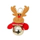 thumbnail image 1 of Fiudx Adornos Navideños con Campana Colgante, Decoración Festiva de Metal y Tela, Fácil Instalación, Uso Versátil, Decoración para Oficina y Hogar, Alegría Navideña, 5.1 X 3.1 Pulgadas, 1 of 1
