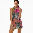 thumbnail image 2 of Pink cheetah collage vibrant wildcats Sports Dresses Women Tennis Dress Outdoor Badminton Golf Quick-Drying And Breathable Sports Dress, 2 of 4