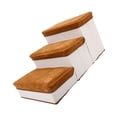 thumbnail image 3 of WEUVEB 1Pcs Small Pet Stair Brown Lint Help Pets Reach Favorite Places Home Use, 3 of 8