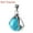 Blue Turquoise, variant on Hands Palm Wrap Ball Pendant Natural Crystal Gemstone Round Reiki Chakra Beads