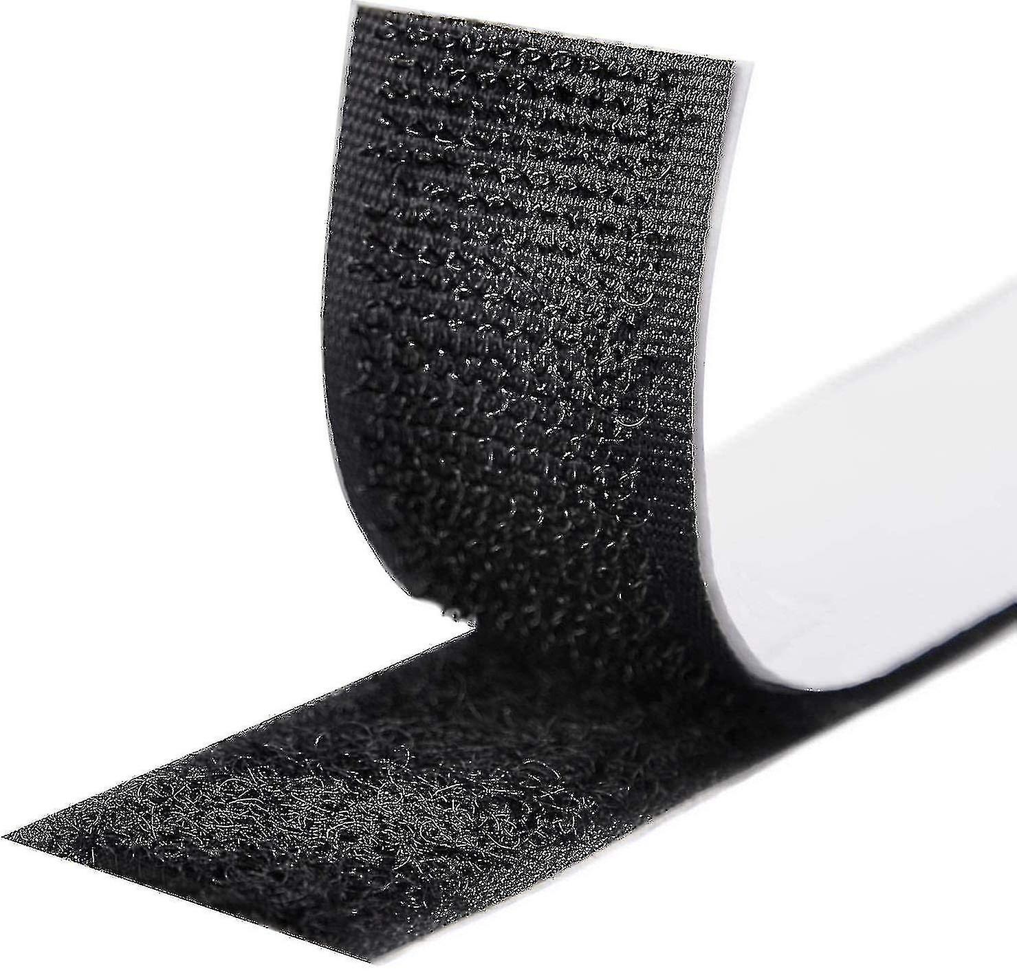 Lot De 50 Scratchs Autocollants Ronds - Double Face Extra Fort - 50 Mm - Noir/blanc - 5