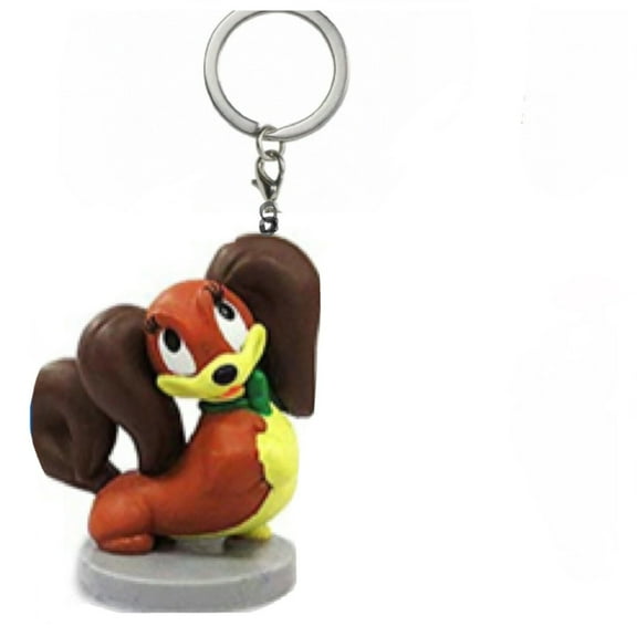 FIFI Ornament 2" Pvc Key Ring Keychain Charm Figurine Mickey Minnie Pet Disney