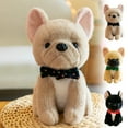 thumbnail image 7 of Home Decor Plush​​ French Bulldog Plush Toy Realistic Stuffed Animal 9-inch Soft Fluffy Puppy with Bowtie Collectible Home Decor Gift Dog Breed Replica​​, 7 of 7