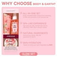 thumbnail image 2 of Body & Earth Spa Gift Sets Rose Scent Bath Gift for Women Valentine's Day Birthday - Perfume, Body Lotion, Body Scrub, 2 of 7