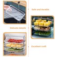 thumbnail image 4 of OUNONA 3Layers Rectangular Odor Prevention Food Preparation Plate Rack For Families And Restaurants, 4 of 8