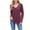 Wine, variant on Dxzfnsa Long Sleeve Shirts for Women V Neck Basics Tops Lightweight Base Layer Slim Fit Top Thermal Undershirts S-2XL