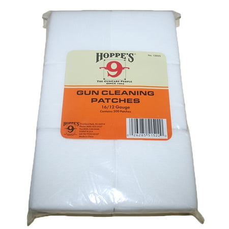 Traditions Cleaning Patches - Hoppes Cleaning Patches 12GA-16GA 300ct