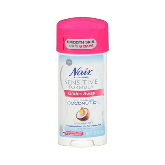 Nair Glides Away Sensitive with Coconut Oil and Vitamin E