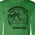thumbnail image 4 of Inktastic Summer Vacation Mode Sandbridge Beach Virginia Long Sleeve T-Shirt, 4 of 5