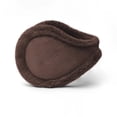 thumbnail image 2 of Betivan Men's Solid Color Faux Suede Foldable Winter Ear Muffs, Windproof Warm Earmuffs, Winter Skiing Hiking Daily Commuting, 2 of 3