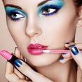 thumbnail image 2 of Zhuge 250Pcs Disposable Lip Brushes Wands Lipstick Applicators for Makeup, Pink, 2 of 4