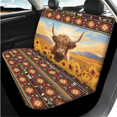 thumbnail image 3 of HUIACONG 14 Pcs Highland Cow in Sunflower Field Print Car Interior Accessory, Skin Friendly Durable Car Interior Accessory Kit, Suitable for Vans Cars Sedan, 3 of 5