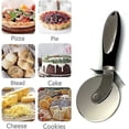 thumbnail image 5 of Stainless Steel Pizza Roller, Professional And Safe Pizza Wheel, Handy Pizza Cutter With Finger Protection, With Non-slip Ergonomic Handle - RIpj, 5 of 5