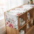 thumbnail image 6 of Table Runners 90 Inches Long Dress Scarves, Pink Valentine's Day Farmhouse Coffee/Dining/Kitchen Table Runner for Living Room, Romantic Roses Spring Floral 13x90 Inch, 6 of 9