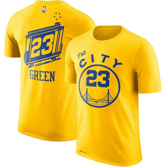 T-shirt en Coton NBA Golden State Warriors Numéro Clair