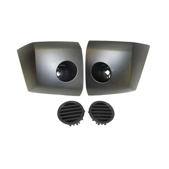 DAMAIJOY Front Bumper End Fog Lamp Hole Finisher 4P for Nissan for Armada SE off-Road 2005-2006 & LE/SE 2005-2007 P131212110821 Le/