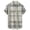 Beige, variant on Chemise Homme Men's Cotton Linen Shirts Relaxed Fit Short Sleeve Button Down Shirt Button Up Pleats Shirts Grey,L