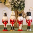 thumbnail image 5 of Soldado Cascanueces de 12 a 15 cm, decoración navideña 2023, juguetes de madera para niños, decoraciones de Año Nuevo, adornos para árboles de Navidad, Navidad, 5 of 5
