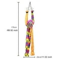 thumbnail image 1 of Becaristey Flexible And Terrifying Hanging Animation Clowns For Halloween With Accessory Clowns With Glowing Red Eyes And Reusable, 1 of 6