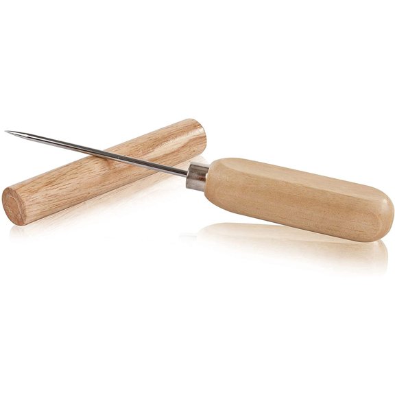 True Spike Wood Ice Pick, Wood Handle Stainless Steel Ice Shaper, Bar & Cocktail Tools