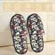 thumbnail image 2 of Balery rock record Skull artist Pantuflas de Casa de Felpa Silenciosas con Diseño Estampado, Zapatillas Cómodas Antideslizantes de Algodón para Interior-Medium, 2 of 8