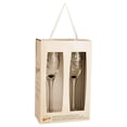 thumbnail image 4 of Cypress Home 25th Anniversary Champagne Flutes, 8 ounces, Set of 2, 4 of 4