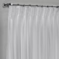 thumbnail image 3 of 3S Brothers Decorative Faux Crep Chiffon Semi Sheer Single Panel Hanging Style Pinch Pleated Made in Turkey - White, 3 of 6