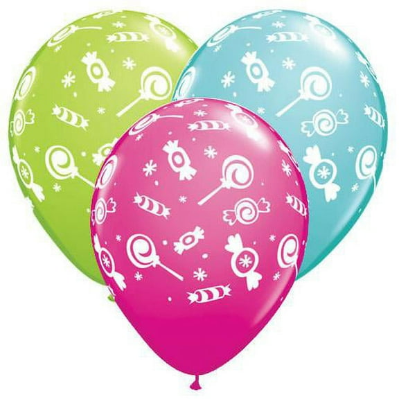 LOONBALLOON Sweets-candy Balloons, 11″ CANDIES-A-CIRCLE