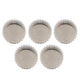 thumbnail image 2 of 5 piezas de piezas de corona de reloj, piezas de corona de reloj surtidas de acero convenientes para accesorios de repuesto de reloj, 6,5mm/0,26 pulgadas, 2 of 8