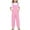 Pink1, variant on Jalioing Girls Casual Jumpsuit Loose Wide Leg Overalls with Pocket Kids Summer Sleeveless Rompers Long Pants